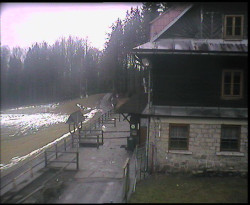 Terasa horského hotelu