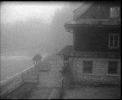 Terasa horského hotelu