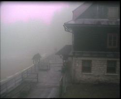 Terasa horského hotelu