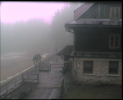 Terasa horského hotelu