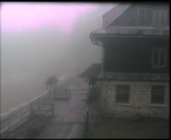 Terasa horského hotelu