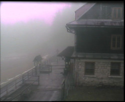 Terasa horského hotelu