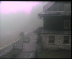 Terasa horského hotelu