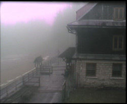 Terasa horského hotelu