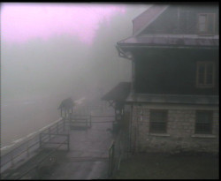 Terasa horského hotelu