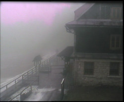 Terasa horského hotelu