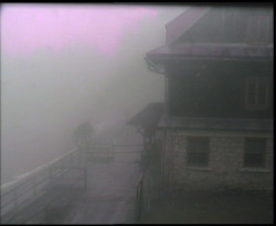 Terasa horského hotelu