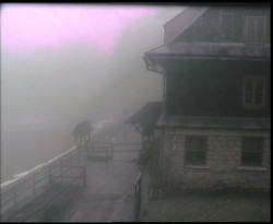 Terasa horského hotelu