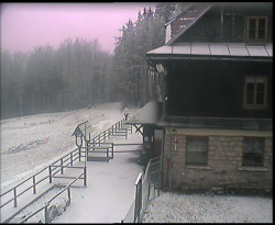 Terasa horského hotelu