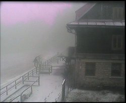 Terasa horského hotelu