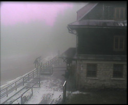 Terasa horského hotelu