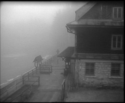 Terasa horského hotelu