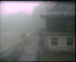 Terasa horského hotelu