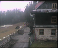 Terasa horského hotelu