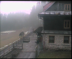 Terasa horského hotelu