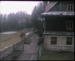 Terasa horského hotelu