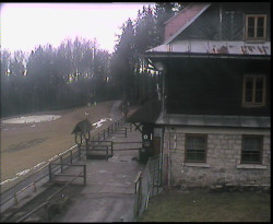 Terasa horského hotelu