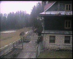 Terasa horského hotelu