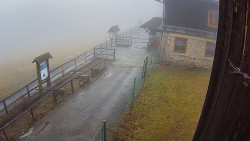 Terasa horského hotelu