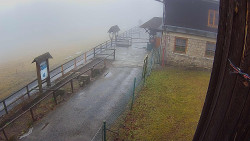 Terasa horského hotelu