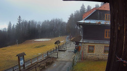 Terasa horského hotelu