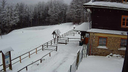 Terasa horského hotelu