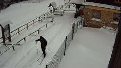 Terasa horského hotelu