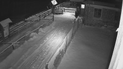 Terasa horského hotelu