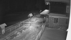 Terasa horského hotelu