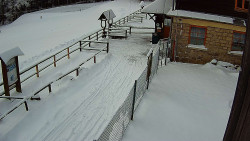 Terasa horského hotelu