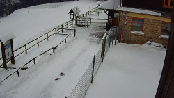 Terasa horského hotelu