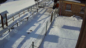 SkiAreál - Horský hotel Vsacký Cáb - Terasa horského hotelu - 20.2.2026 v 08:45 SkiAreál - Horský hotel Vsacký Cáb - Terasa horského hotelu - 20.2.2026 v 08:45