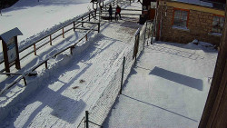 Terasa horského hotelu