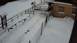 Terasa horského hotelu