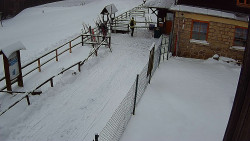 Terasa horského hotelu