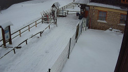 Terasa horského hotelu