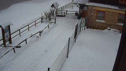 Terasa horského hotelu