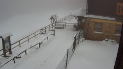 Terasa horského hotelu