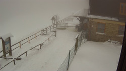 Terasa horského hotelu