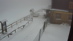 Terasa horského hotelu