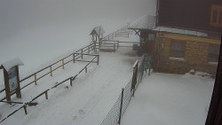 Terasa horského hotelu