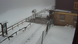 Terasa horského hotelu