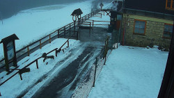 Terasa horského hotelu