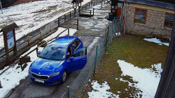 Terasa horského hotelu