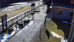 Terasa horského hotelu