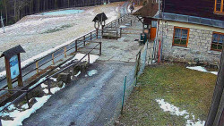 Terasa horského hotelu