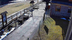 Terasa horského hotelu