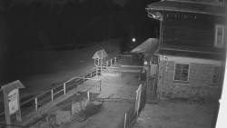 Terasa horského hotelu