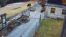 Terasa horského hotelu