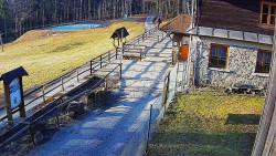 Terasa horského hotelu